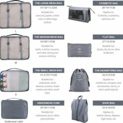 Aanbiedingen 🔔 BOTC Packing Cubes Set 9-Delig – Kleding Organizer Voor Koffers, Tassen En 🎒 Backpack - Roze 😉 18 Aanbiedingen 🔔 BOTC Packing Cubes Set 9-Delig – Kleding Organizer Voor Koffers, Tassen En 🎒 Backpack - Roze 😉 -Reisbagage-Reisaccessoires Winkel 550x535 14