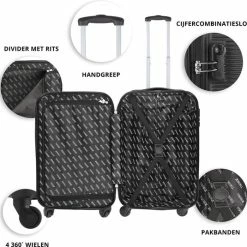 Kopen π€© TravelZ Horizon π Handbagagekoffer - 54cm π Handbagage Trolley Met Gevoerde Binnenkant - Zwart π₯ 11 Kopen π€© TravelZ Horizon π Handbagagekoffer - 54cm π Handbagage Trolley Met Gevoerde Binnenkant - Zwart π₯ -Reisbagage-Reisaccessoires Winkel 550x535