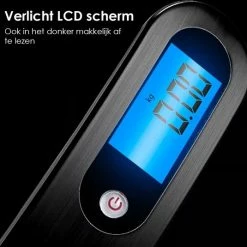 Hete verkoop 🧨 Qosnobo - Digitale Bagageweger - Kofferweegschaal - Bagage Weegschaal Tot 50 Kg - Kofferweger - Hangweegschaal - Reizen - Travel - Luggage - Scale - Vakantie - RVS - Inclusief Batterij - Inclusief Opberghoes - Black Friday 2022 🌟 -Reisbagage-Reisaccessoires Winkel 550x535 7