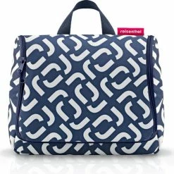 Uitgang 🛒 Reisenthel Toiletbag Toilettas Ophangen - 3L - Signature Navy Blauw 🎉