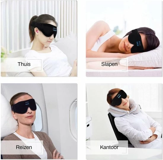 Groothandel ๐ Podec Bluetooth Slaapmasker Voor Mannen En Vrouwen Slaap Oogmasker - Ademende Stof ๐ 9 Groothandel ๐ Podec Bluetooth Slaapmasker Voor Mannen En Vrouwen Slaap Oogmasker - Ademende Stof ๐ - Afbeelding 7