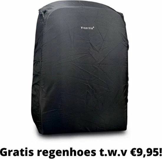Flash-uitverkoop โญ Tigernu Pro Laptop Rugzak T/m 15,6 Inch –waterafstotend – Anti Diefstal – 27 Liter - Zwart - Inclusief Regenhoes En Cijferslot ๐ 26 Flash-uitverkoop โญ Tigernu Pro Laptop Rugzak T/m 15,6 Inch –waterafstotend – Anti Diefstal – 27 Liter - Zwart - Inclusief Regenhoes En Cijferslot ๐ - Afbeelding 24