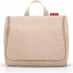 Nieuw 🥰 Reisenthel Toiletbag XL Toilettas Ophangen - 4L - Twist Coffee Beige 😀