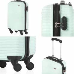 Promo 🌟 TravelZ Horizon 👜 Handbagagekoffer - 54cm 👜 Handbagage Trolley Met Gevoerde Binnenkant - Mint 👍 15 Promo 🌟 TravelZ Horizon 👜 Handbagagekoffer - 54cm 👜 Handbagage Trolley Met Gevoerde Binnenkant - Mint 👍 -Reisbagage-Reisaccessoires Winkel 550x544 11