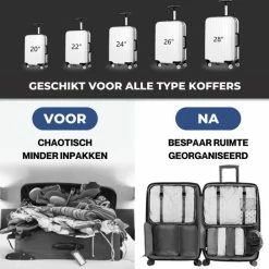 Beste recensies van 🌟 Travelistic Packing Cubes Set 6-delig - Organizer Voor Koffer En 🎒 Backpack - Zwart 😍 -Reisbagage-Reisaccessoires Winkel 550x545 12