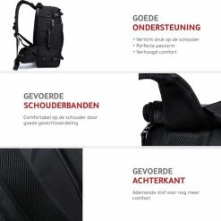 Uitgang 🎉 Ssublime - Anti Diefstal Rugzak - 15.6 Tot 17 Inch Laptop Vak - Waterdicht - Zwart ⭐ -Reisbagage-Reisaccessoires Winkel 550x545 4