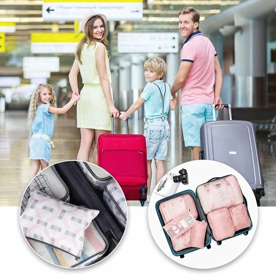 Aanbiedingen 🔔 BOTC Packing Cubes Set 9-Delig – Kleding Organizer Voor Koffers, Tassen En 🎒 Backpack - Roze 😉 9 Aanbiedingen 🔔 BOTC Packing Cubes Set 9-Delig – Kleding Organizer Voor Koffers, Tassen En 🎒 Backpack - Roze 😉 - Afbeelding 7