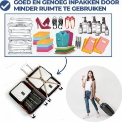 Beste Verkoop 🤩 Basila® Packing Cubes - 6 Delig - Koffer Organizer - Zwart ⭐ -Reisbagage-Reisaccessoires Winkel 550x547 27