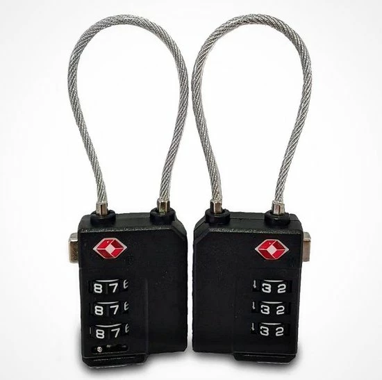 Groothandel β€οΈ Merkloos TSA Cijferslot 3 Cijferig - 2 Stuks - Koffersloten - Kofferslot - Bagageslot - Reisslot - Kabelslot - Hangslot - Bagageslotjes - π Backpackslot - Mulitfunctioneel - Zwart π 3 Groothandel β€οΈ Merkloos TSA Cijferslot 3 Cijferig - 2 Stuks - Koffersloten - Kofferslot - Bagageslot - Reisslot - Kabelslot - Hangslot - Bagageslotjes - π Backpackslot - Mulitfunctioneel - Zwart π