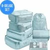 Nieuw ✔️ AXHO Packing Cubes - 8 Delig - Bagage Organizers - Kleding Organizer - Koffer Organizer Set - Koffer Organizer Set - Compression Cube - Blauw ✔️ -Reisbagage-Reisaccessoires Winkel 550x548 18