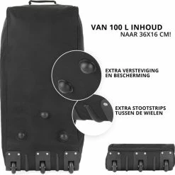 Hete verkoop 🤩 TravelZ Opvouwbare Wieltas | Reistas Op Wielen | 100 Liter | Verbeterd 2022 Model | Zwart 💯 16 Hete verkoop 🤩 TravelZ Opvouwbare Wieltas | Reistas Op Wielen | 100 Liter | Verbeterd 2022 Model | Zwart 💯 -Reisbagage-Reisaccessoires Winkel 550x548 2