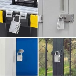 Nieuw ⌛ Igoods 4 Cijferig Kofferslot - Reisslot - Reis Cijferslot - Cijferhangslot - Hangslot - Bagageslot - Luggace Lock - 80 Mm - Zilver 👏 -Reisbagage-Reisaccessoires Winkel 550x548 5