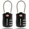 Gloednieuw 👏 TRVLMORE TSA Kofferslot - 2 Stuks - Reisslot - Cijferslot - Kabelslot Koffer - Bagageslot - Hangslot - Zwart 👍 -Reisbagage-Reisaccessoires Winkel 550x550 101