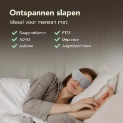 Coupon ✔️ Novano Verzwaard Slaapmasker - Oogmasker Voor Betere Slaap - Migraine - Hoofdpijn - 270gr - Grijs 🤩 -Reisbagage-Reisaccessoires Winkel 550x550 1047