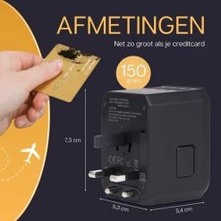 Promo ⭐ OneDay Wereldstekker - Reisstekker - Universele Stekker - Wereldstekkers - Usb - C - Stekker - Adapter - Reisaccessoires 👍 -Reisbagage-Reisaccessoires Winkel 550x550 1084