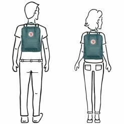 Beste Pirce 🤩 Fjallraven Fjällräven Kånken Unisex Rugzak - Frost Green ⭐ -Reisbagage-Reisaccessoires Winkel 550x550 112