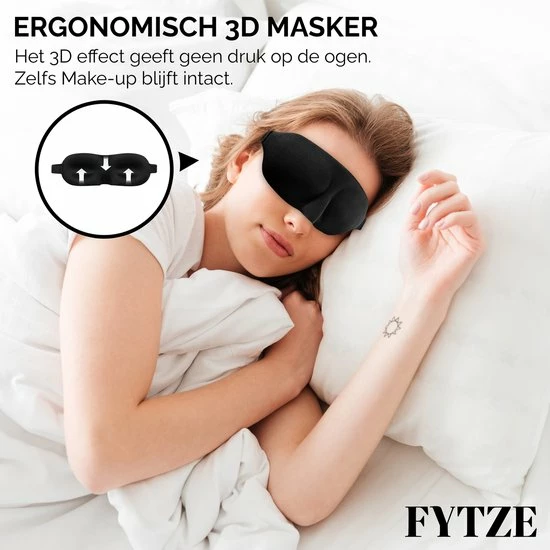 Begroting ❤️ FYTZE Luxe 3D Slaapmasker / Oogmasker - Het Slaapmasker Voor Mannen / Vrouwen / Kinderen - Slaapmaskers ( Sleeping Mask - Sleep Mask ) 🥰 8 Begroting ❤️ FYTZE Luxe 3D Slaapmasker / Oogmasker - Het Slaapmasker Voor Mannen / Vrouwen / Kinderen - Slaapmaskers ( Sleeping Mask - Sleep Mask ) 🥰 - Afbeelding 6