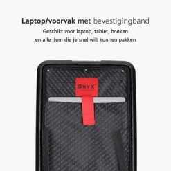 Coupon ✔️ ONYX® 👜 Handbagage Koffer 35 L - Spinner Wielen - Lichtgewicht Trolley - Dubbel TSA Slot - Handig Voorvak - 55 Cm - Zwart 👍 -Reisbagage-Reisaccessoires Winkel 550x550 116