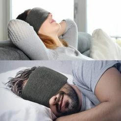 Korting 🎉 SIMIA™ Supreme 100% Verduisterend Slaapmasker + Opbergzakje - Verstelbaar Oogmasker - Zacht En Ademend - Blinddoek - Donkergrijs 🔥 -Reisbagage-Reisaccessoires Winkel 550x550 1160