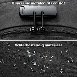 Korting ✔️ Qtronic Rugzak Met USB Oplaadpoort- 28L - 17,3 Inch - Laptop Rugtas - Toegangscode 😍 -Reisbagage-Reisaccessoires Winkel 550x550 1242