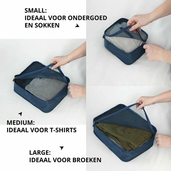 Aanbiedingen 🥰 CarryOn Packing Cubes Set 6-Delig – Kleding Organizer Voor Koffers, Tassen En 🎒 Backpack – Praktisch– Lichtgewicht – Kreukvrij Inpakken 😍 7 Aanbiedingen 🥰 CarryOn Packing Cubes Set 6-Delig – Kleding Organizer Voor Koffers, Tassen En 🎒 Backpack – Praktisch– Lichtgewicht – Kreukvrij Inpakken 😍 - Afbeelding 5
