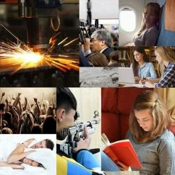 Gloednieuw 💯 Luxyana® Slaap Oordopjes - 2 Sets Zwarte Herbruikbare Oordopjes Voor Comfortabel Slapen - Anti Snurk 🔥 -Reisbagage-Reisaccessoires Winkel 550x550 1316