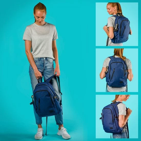 Promo โ TRVLMORE Rugzak - 25 L - 15,6 Inch - Laptop Rugtas - Waterafstotend - Blauw ๐ 12 Promo โ TRVLMORE Rugzak - 25 L - 15,6 Inch - Laptop Rugtas - Waterafstotend - Blauw ๐ - Afbeelding 10