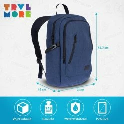 Promo โ TRVLMORE Rugzak - 25 L - 15,6 Inch - Laptop Rugtas - Waterafstotend - Blauw ๐ 23 Promo โ TRVLMORE Rugzak - 25 L - 15,6 Inch - Laptop Rugtas - Waterafstotend - Blauw ๐ -Reisbagage-Reisaccessoires Winkel 550x550 1326