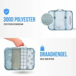 Nieuw ✔️ AXHO Packing Cubes - 8 Delig - Bagage Organizers - Kleding Organizer - Koffer Organizer Set - Koffer Organizer Set - Compression Cube - Blauw ✔️ 14 Nieuw ✔️ AXHO Packing Cubes - 8 Delig - Bagage Organizers - Kleding Organizer - Koffer Organizer Set - Koffer Organizer Set - Compression Cube - Blauw ✔️ -Reisbagage-Reisaccessoires Winkel 550x550 1330