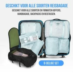 Nieuw ✔️ AXHO Packing Cubes - 8 Delig - Bagage Organizers - Kleding Organizer - Koffer Organizer Set - Koffer Organizer Set - Compression Cube - Blauw ✔️ 16 Nieuw ✔️ AXHO Packing Cubes - 8 Delig - Bagage Organizers - Kleding Organizer - Koffer Organizer Set - Koffer Organizer Set - Compression Cube - Blauw ✔️ -Reisbagage-Reisaccessoires Winkel 550x550 1331