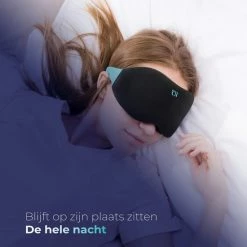 Promo 👍 Slaapmasker Van CozySense® - Gegarandeerd 100% Verduisterend - Geschikt Voor Mannen & Vrouwen - Oogmasker Slaap - Verstelbaar - Inclusief Opbergzakje 😀 -Reisbagage-Reisaccessoires Winkel 550x550 1335