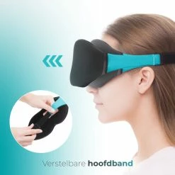 Promo 👍 Slaapmasker Van CozySense® - Gegarandeerd 100% Verduisterend - Geschikt Voor Mannen & Vrouwen - Oogmasker Slaap - Verstelbaar - Inclusief Opbergzakje 😀 -Reisbagage-Reisaccessoires Winkel 550x550 1337