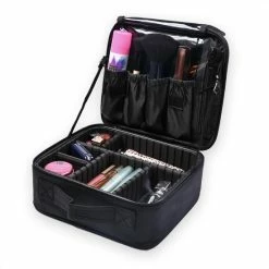Groothandel 🔥 Eagle Home & Lifestyle Eagle Make-up Organizer - Make-up Koffer - Verstelbare Vakken - Beautycase - Multifunctioneel - Make-up Tas - Reisformaat 🌟