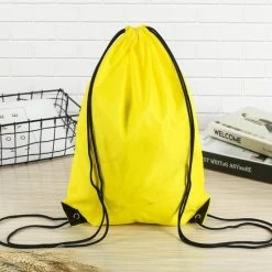 Aanbiedingen 🔥 Merkloos Gymtas Met Rijgkoord - Nylon Rugzakjes – Nylon Rugzak – Zwart 😉 -Reisbagage-Reisaccessoires Winkel 550x550 1408