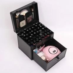 Gloednieuw 🤩 Guardian Beauty Nagel Beautycase / Beautykoffer Zwart Kleur - Kapper - Tattoo - Nagel - Visagie - Make-up - Cosmetica - Schmink - Beauty Case / Beauty Koffer 😍 -Reisbagage-Reisaccessoires Winkel 550x550 1411