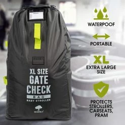 Nieuw 🤩 Bramble Extra Grote Gate Check Reistas Voor Buggy - Wandelwagens - Kinderwagen Tas - Buggy Tas - Autostoelen - Zitverhogers - Rolstoelen - Duurzaam En Waterdicht - Gemakkelijk Te Dragen En Te Herkennen Op De Bagageband In De Luchthaven ✔️ -Reisbagage-Reisaccessoires Winkel 550x550 1420