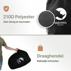 Goedkoopste ❤️ Sarhino Shield Premium Flightbag Voor 🎒 Backpacks En Regenhoes - M 50-70l - Zwart - Flightbags 💯 14 Goedkoopste ❤️ Sarhino Shield Premium Flightbag Voor 🎒 Backpacks En Regenhoes - M 50-70l - Zwart - Flightbags 💯 -Reisbagage-Reisaccessoires Winkel 550x550 1456