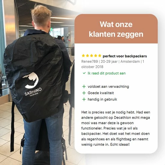 Goedkoopste ❤️ Sarhino Shield Premium Flightbag Voor 🎒 Backpacks En Regenhoes - M 50-70l - Zwart - Flightbags 💯 9 Goedkoopste ❤️ Sarhino Shield Premium Flightbag Voor 🎒 Backpacks En Regenhoes - M 50-70l - Zwart - Flightbags 💯 - Afbeelding 7