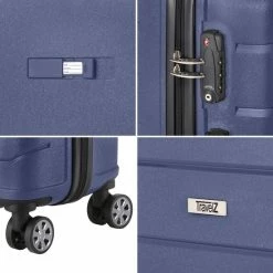 Goedkoopste 😉 TravelZ Big Bars Reiskoffer 68 Cm Met Dubbele Wielen - Trolley Koffer Met TSA-slot - Blauw ❤️ -Reisbagage-Reisaccessoires Winkel 550x550 1502