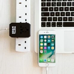 Nieuw ❤️ TRVLMORE TravelMore Universele Wereldstekker Met USB-C En 4 USB Poorten - 2000 Watt Internationale Reisstekker Voor 150+ Landen - Zwart 😍 19 Nieuw ❤️ TRVLMORE TravelMore Universele Wereldstekker Met USB-C En 4 USB Poorten - 2000 Watt Internationale Reisstekker Voor 150+ Landen - Zwart 😍 -Reisbagage-Reisaccessoires Winkel 550x550 154