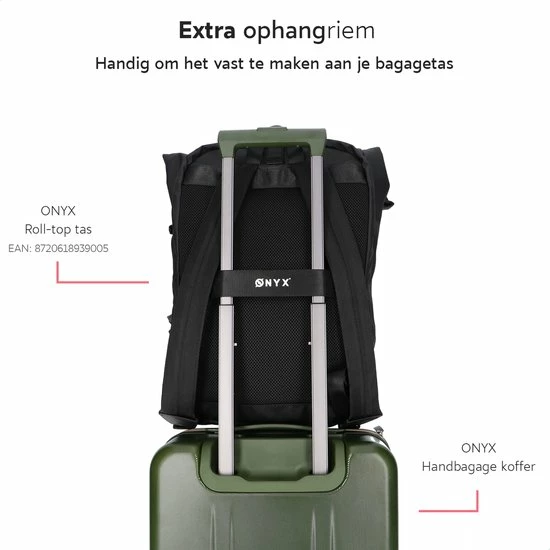 Begroting ๐ ONYX® ๐ Handbagage Koffer 35 L - Spinner Wielen - Lichtgewicht Trolley - Dubbel TSA Slot - Handig Voorvak - 55 Cm - Olive โค๏ธ 5 Begroting ๐ ONYX® ๐ Handbagage Koffer 35 L - Spinner Wielen - Lichtgewicht Trolley - Dubbel TSA Slot - Handig Voorvak - 55 Cm - Olive โค๏ธ - Afbeelding 3