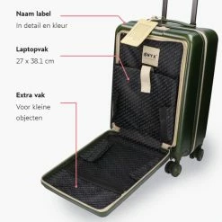 Begroting ๐ ONYX® ๐ Handbagage Koffer 35 L - Spinner Wielen - Lichtgewicht Trolley - Dubbel TSA Slot - Handig Voorvak - 55 Cm - Olive โค๏ธ 23 Begroting ๐ ONYX® ๐ Handbagage Koffer 35 L - Spinner Wielen - Lichtgewicht Trolley - Dubbel TSA Slot - Handig Voorvak - 55 Cm - Olive โค๏ธ -Reisbagage-Reisaccessoires Winkel 550x550 172