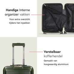 Begroting ๐ ONYX® ๐ Handbagage Koffer 35 L - Spinner Wielen - Lichtgewicht Trolley - Dubbel TSA Slot - Handig Voorvak - 55 Cm - Olive โค๏ธ 27 Begroting ๐ ONYX® ๐ Handbagage Koffer 35 L - Spinner Wielen - Lichtgewicht Trolley - Dubbel TSA Slot - Handig Voorvak - 55 Cm - Olive โค๏ธ -Reisbagage-Reisaccessoires Winkel 550x550 176