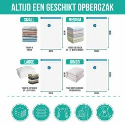 Aanbiedingen 😍 Strex Vacuumzakken Dekbedden & Kleding - 13 Stuks / 4 Maten - Reiszakken / Vacumeerzakken - Incl. Handpomp 🎁 -Reisbagage-Reisaccessoires Winkel 550x550 195
