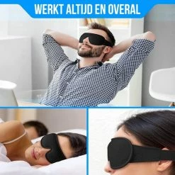 Flash-uitverkoop ✨ Strex Luxe Slaapmasker - 3D Ergonomisch - 100% Verduisterend - Traagschuim - Slaap Masker - Oog Masker 👏 -Reisbagage-Reisaccessoires Winkel 550x550 210