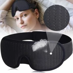 Aanbiedingen 👏 Medoes - Traagschuim Slaapmasker Vrouwen - Kinderen- Mannen - 100% Verduisterend 🔥