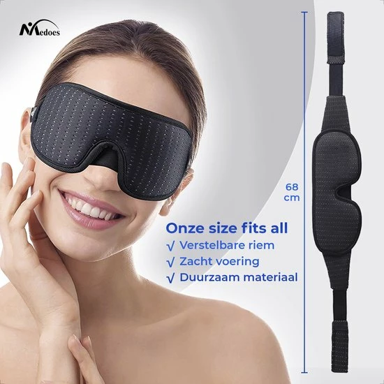 Aanbiedingen π Medoes - Traagschuim Slaapmasker Vrouwen - Kinderen- Mannen - 100% Verduisterend π₯ 7 Aanbiedingen π Medoes - Traagschuim Slaapmasker Vrouwen - Kinderen- Mannen - 100% Verduisterend π₯ - Afbeelding 5
