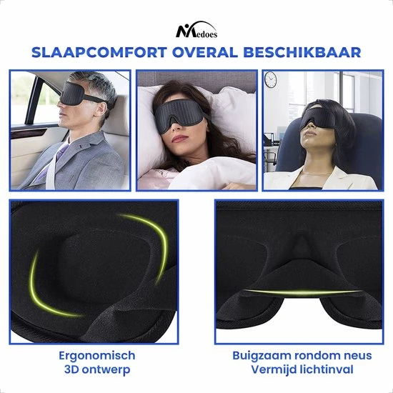 Aanbiedingen π Medoes - Traagschuim Slaapmasker Vrouwen - Kinderen- Mannen - 100% Verduisterend π₯ 9 Aanbiedingen π Medoes - Traagschuim Slaapmasker Vrouwen - Kinderen- Mannen - 100% Verduisterend π₯ - Afbeelding 7