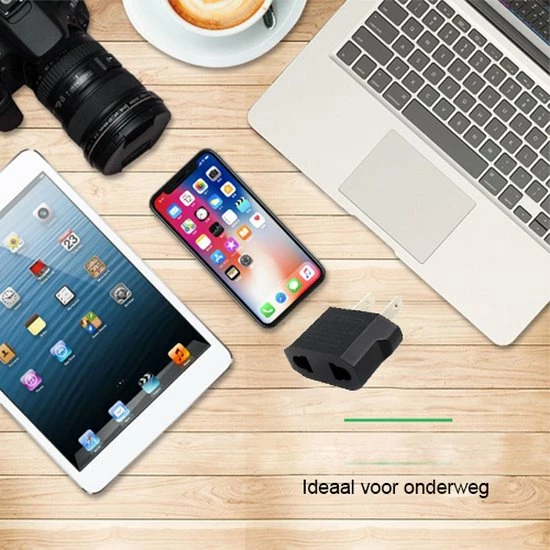 Goedkoopste 🎉 5YOA Reisstekker EU Naar VS - Stekker Adapter - Europa Naar Amerika - Eu Naar USA - Zwart - (1 Stuks) ⭐ 6 Goedkoopste 🎉 5YOA Reisstekker EU Naar VS - Stekker Adapter - Europa Naar Amerika - Eu Naar USA - Zwart - (1 Stuks) ⭐ - Afbeelding 4