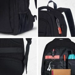 Top 10 😉 TRVLMORE Rugzak - 28L - 15,6 Inch - Laptop Rugtas - Waterafstotend - Zwart 🎁 -Reisbagage-Reisaccessoires Winkel 550x550 37